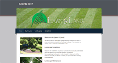 Desktop Screenshot of lawnandland.com